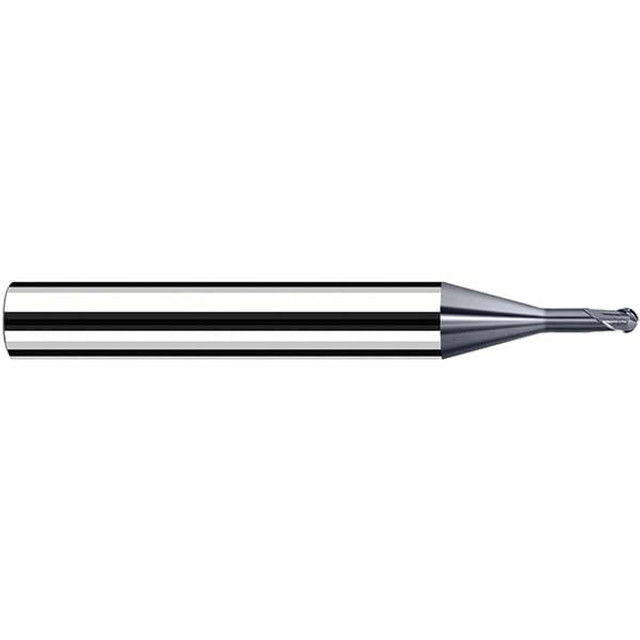 Fraisa Y6462180 Ball End Mill: 3.00 mm Dia, 3.60 mm LOC, 2 Flute, Solid Carbide