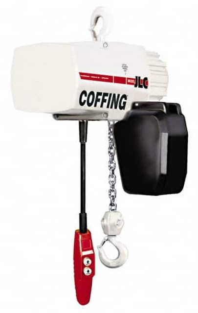 Coffing 08245W Electric Chain Hoist: 2,000 lb Working Load Limit