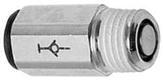 Legris 3091 60 18 Push-To-Connect Tube to Male & Tube to Male NPT Tube Fitting: Self-Sealing Male, 3/8" Thread, 3/8" OD