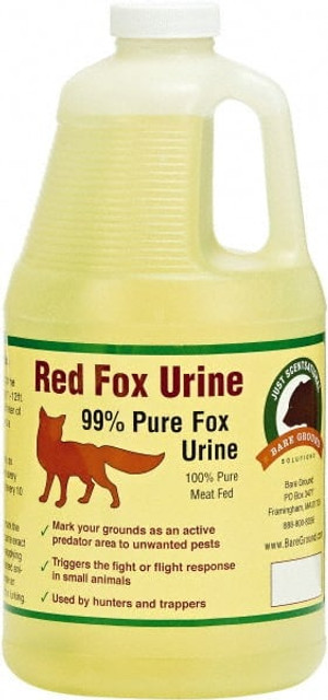 Bare Ground Solutions FU-64 Half Gallon of Fox Urine Predator Scent to repel unwanted animals