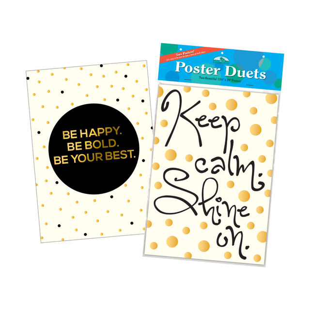 BARKER CREEK PUBLISHING, INC. BC1884 Barker Creek Poster Duet Set, Shine On, Pack Of 2 BARKER CREEK PUBLISHING, INC. BC1884 Barker Creek Poster Duet Set, Shine On, Pack Of 2