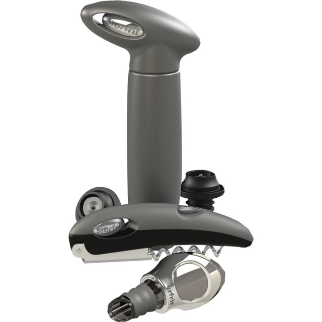 STARFRIT USA INC 094245-006-0000 Starfrit 3-Piece Wine Accessory Kit, Gray STARFRIT USA INC 094245-006-0000 Starfrit 3-Piece Wine Accessory Kit, Gray