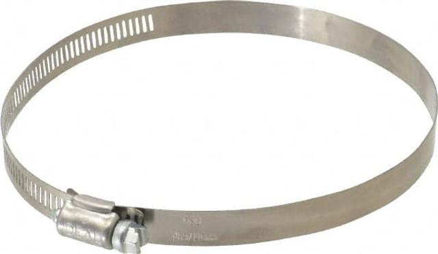 IDEAL TRIDON 5780051 Worm Gear Clamp: SAE 80, 3-1/2 to 5-1/2" Dia, Stainless Steel Band