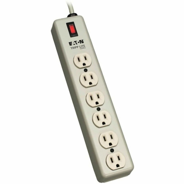 TRIPP LITE 6SPDX-15 Eaton Tripp Lite Series Industrial Power Strip, 6-Outlet, 15 ft. (4.6 m) Cord - Power distribution strip - 15 A - AC 120 V - input: NEMA 5-15 - output connectors: 6 (NEMA 5-15) - 15 ft cord - beige