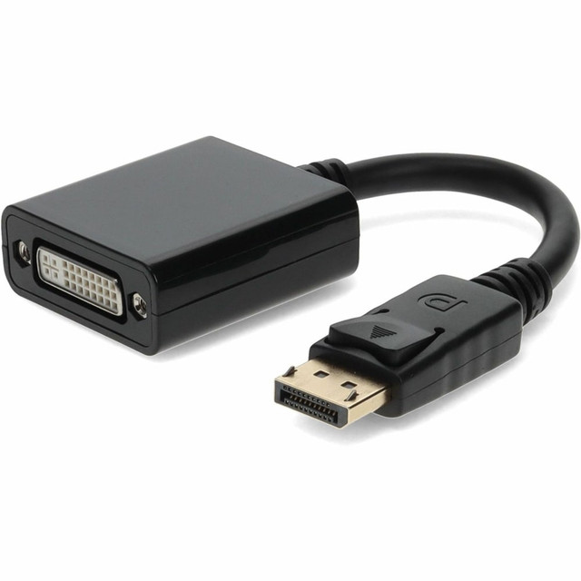 ADD-ON COMPUTER PERIPHERALS, INC. DISPLAYPORT2DVI-5PK AddOn 10ft DisplayPort to DVI-D Adapter Cable - DisplayPort adapter - DisplayPort (M) to DVI-I (F) - 7.9 in - black (pack of 5) ADD-ON COMPUTER PERIPHERALS, INC. DISPLAYPORT2DVI-5PK AddOn 10ft DisplayPort to DVI-D Adapter Cable - DisplayPort adapter - DisplayPort (M) to DVI-I (F) - 7.9 in - black (pack of 5)