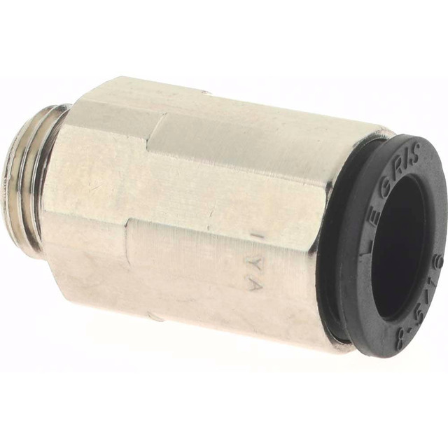 Legris 3101 08 10 Push-To-Connect Tube Fitting: Connector, 1/8" Thread