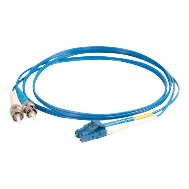 LASTAR INC. C2G 33327  3m LC-ST 9/125 Duplex Single Mode OS2 Fiber Cable TAA - Blue - 10ft - Patch cable - LC single-mode (M) to ST single-mode (M) - 3 m - fiber optic - duplex - 9 / 125 micron - OS2 - blue