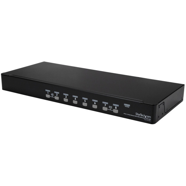 STARTECH.COM SV831DUSBUK 8 Port 1U Rackmount USB KVM Switch Kit with OSD and Cables STARTECH.COM SV831DUSBUK 8 Port 1U Rackmount USB KVM Switch Kit with OSD and Cables