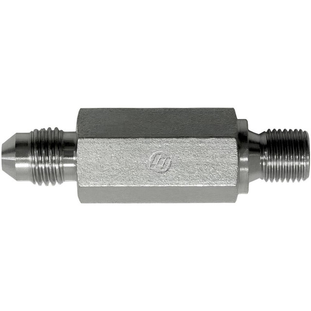 Brennan 7005-12-L22-30 Metal Compression Tube Fittings; Fitting Type: Straight ; Material: Steel ; Thread Size (Inch): 1-1/16-12 ; Thread Standard: SAE ; Overall Length (Decimal Inch): 1.7323 ; Overall Length (mm): 44.0000