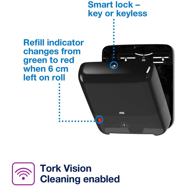 Essity Hygiene and Health AB TORK 5510282 Tork Matic Hand Towel Roll Dispenser Black H1