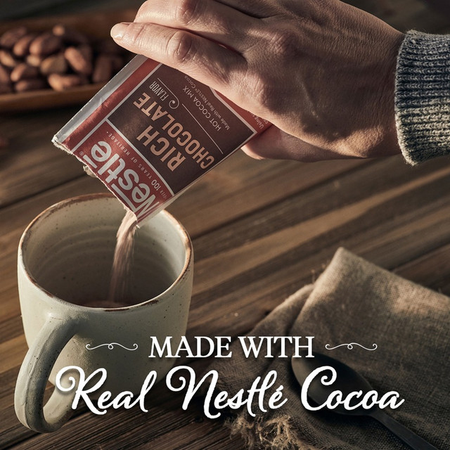 Nestle Professional Nestle® 25485CT Nestle® Rich Chocolate Single-Serve Hot Cocoa Packets Nestle Professional Nestle® 25485CT Nestle® Rich Chocolate Single-Serve Hot Cocoa Packets