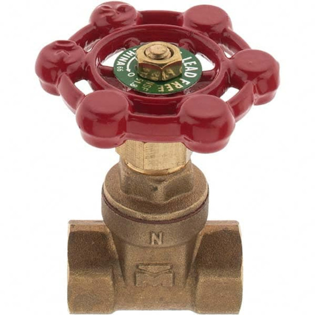 Mueller Industries BD-19073 Gate Valve: Gate, 1/4" Pipe, FNPT x FNPT, Bronze