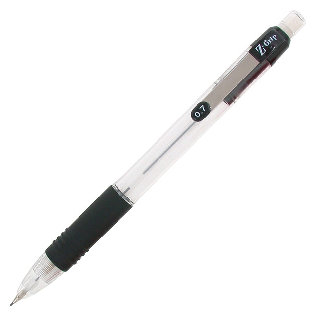 ZEBRA PEN CORP 15271 Zebra Pen Z-Grip Mechanical Pencils, Pack Of 24, Medium Point, 0.7 mm, Clear Barrel ZEBRA PEN CORP 15271 Zebra Pen Z-Grip Mechanical Pencils, Pack Of 24, Medium Point, 0.7 mm, Clear Barrel