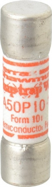 Ferraz Shawmut A50P10-1 Cylindrical Fast-Acting Fuse: 10 A, 50.8 mm OAL, 14.2 mm Dia