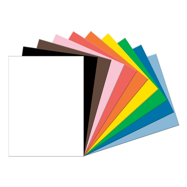 PACON CORPORATION 103095 Tru-Ray Construction Paper, 50% Recycled, Assorted Colors, 18in x 24in, Pack Of 50