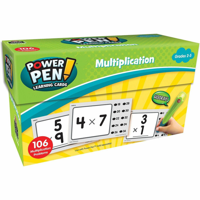 Teacher Created Resources 6459 Teacher Created Resources Power Pen Multiplicatn Cards