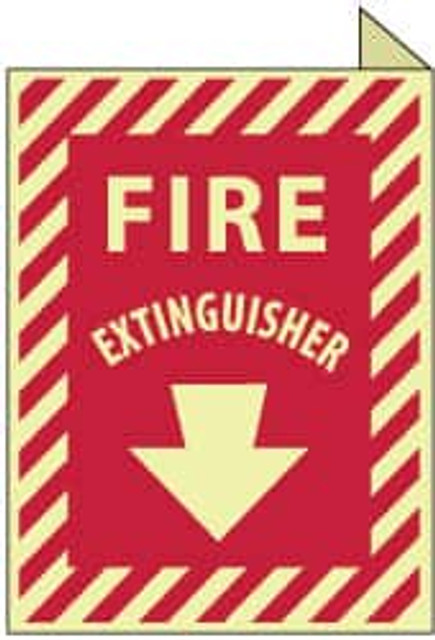 AccuformNMC Fire Sign: "Fire Extinguisher" GLTV20