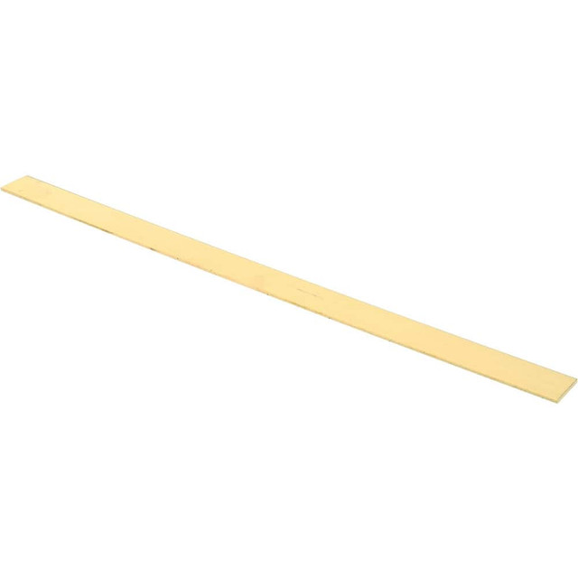 MSC 8247 0.064 Inch Thick x 3/4 Inch Wide x 12 Inch Long, Brass Strip