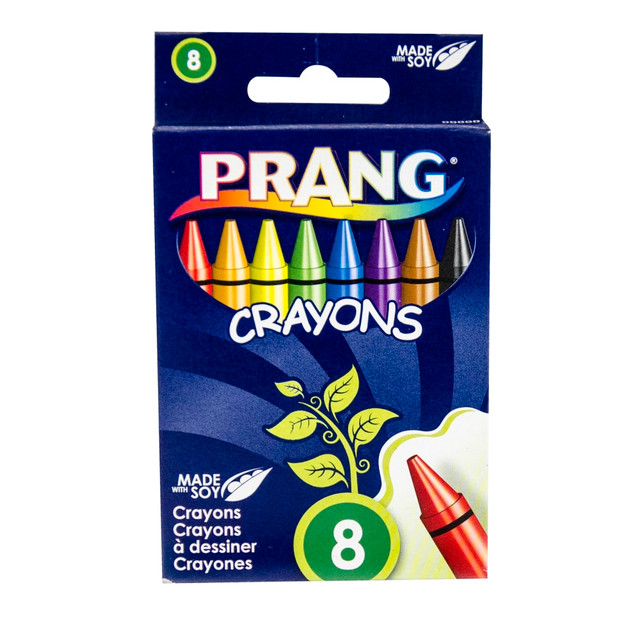 DIXON TICONDEROGA COMPANY 0000 Prang Soy Crayons, Box of 8