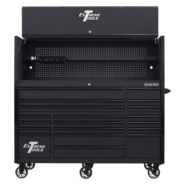 EXTREME TOOLS RX723020HRMK Tool Storage Combos & Systems; Type: Roller Cabinet with Hutch Combo ; Drawers Range: 16 Drawers or More ; Number of Pieces: 2.000 ; Width Range: 72" and Wider ; Depth Range: 30" and Deeper ; Height Range: 60" and Higher