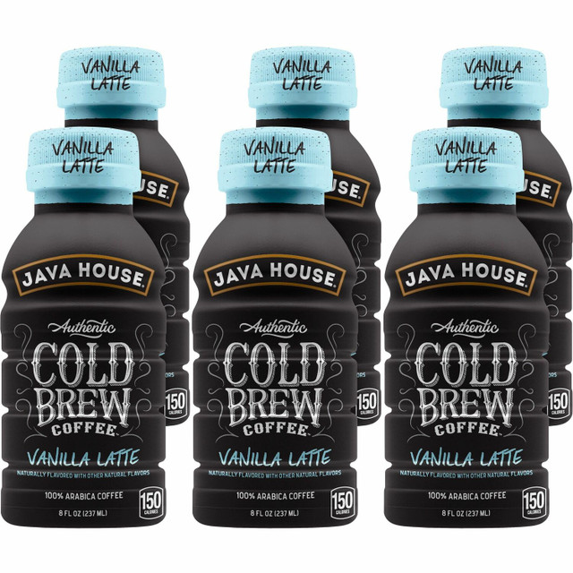 Heartland Food Products Group Java House FA10E080 Java House Cold Brew Milk Vanilla Latte Bottles