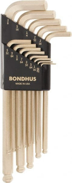 Bondhus 37937 13 Piece L-Key Ball End Hex Key Set