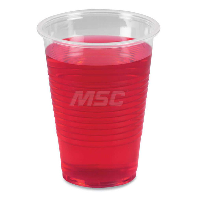 Boardwalk BWKTRANSCUP9PK Paper & Plastic Cups, Plates, Bowls & Utensils; Cup Type: Cold ; Material: Plastic ; Color: Translucent ; Capacity: 9.000 oz ; For Beverage Type: Cold ; Microwave-safe: No