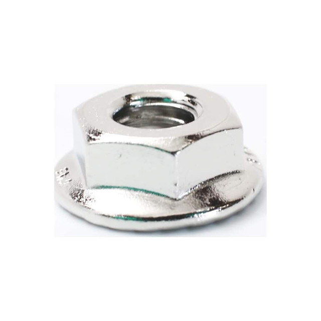 Foreverbolt FB3FHNM12P10 Flange Nuts; Nut Type: Flange Nut ; Material: Stainless Steel ; Thread Size: M12 x 1.75 ; Flange Diameter (mm): 26.00 ; Flange Height: 18.0000 ; Flange Height (mm): 18.00