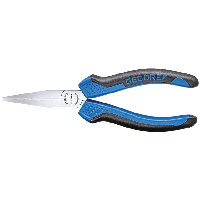 Gedore 6715170 Long Nose Pliers; Pliers Type: Flat Nose ; Type: Flat Nose Plier ; Jaw Texture: Serrated ; Jaw Length (mm): 51.00 ; Jaw Width (mm): 3.40 ; Jaw Type: Long Nose