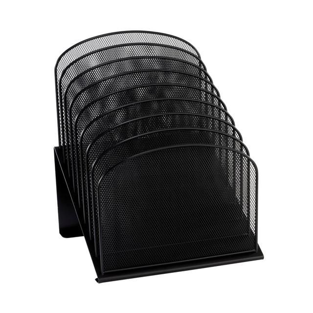 SAFCO PRODUCTS CO 3258BL Safco Onyx Mesh 8-Tier Desk Organizer, 14inH x 11 3/4inW x 10 3/4inD, Black SAFCO PRODUCTS CO 3258BL Safco Onyx Mesh 8-Tier Desk Organizer, 14inH x 11 3/4inW x 10 3/4inD, Black