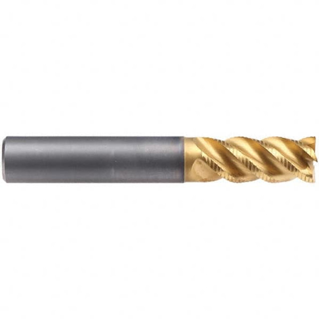 Emuge 2648TZ.0750 3/4" Diam 4-Flute 45° Solid Carbide Square Roughing & Finishing End Mill