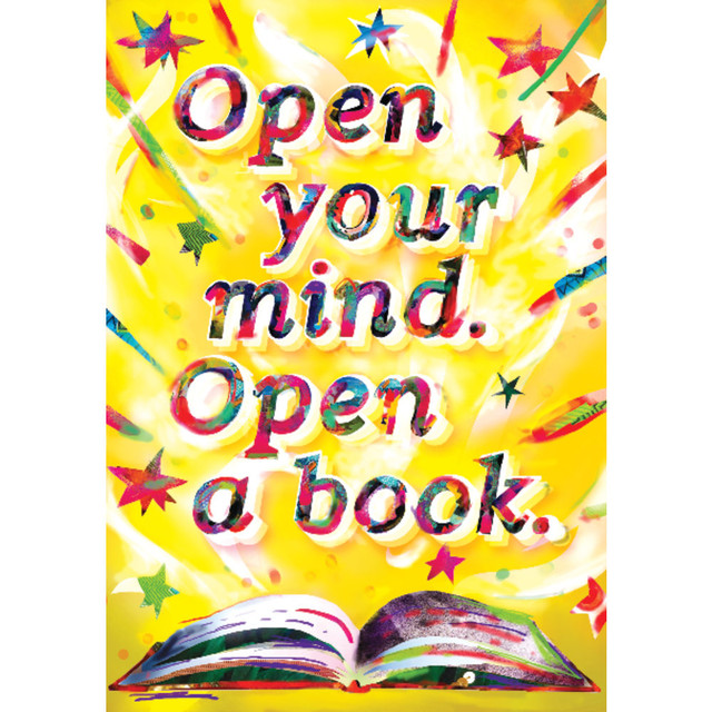 SCHOLASTIC INC Scholastic 9780545653862  POP! Chart, Open Your Mind, 25 3/8in x 19in, Multicolor