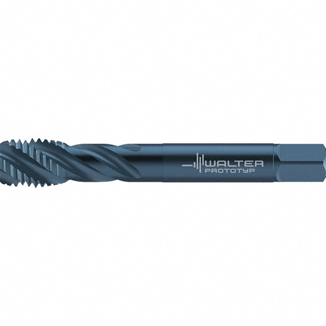 Walter-Prototyp 7557112 Spiral Flute Tap:  UNF,  4 Flute,  Bottoming,  2B/3B Class of Fit,  High-Speed Steel,  Oxide Finish