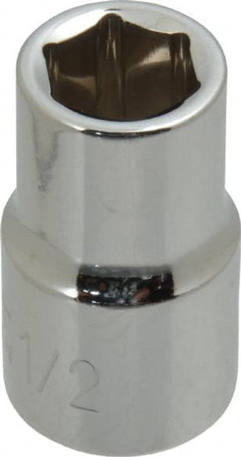 Paramount PAR-12SKT-12S Hand Socket: 1/2" Socket, 6-Point