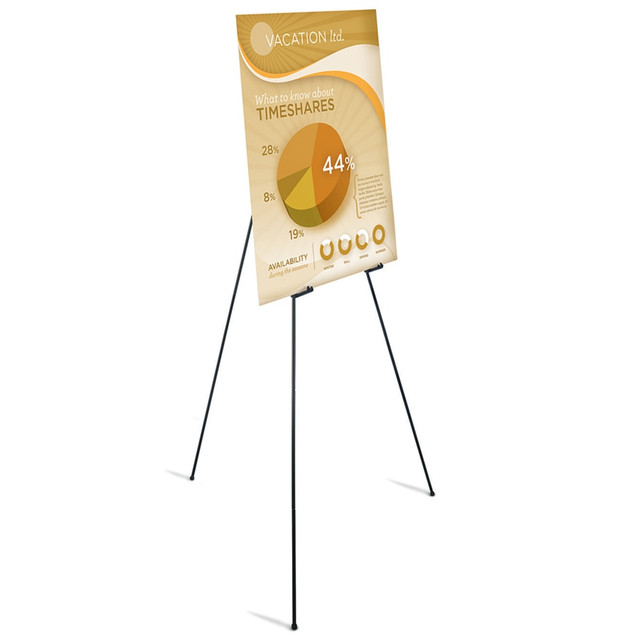 OFFICE DEPOT FLX04201-001AA Brand Instant Display Easel, Table Top Size, Black OFFICE DEPOT FLX04201-001AA Brand Instant Display Easel, Table Top Size, Black