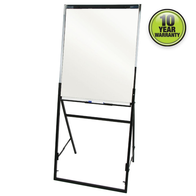 ACCO BRANDS USA, LLC QRT351900 Quartet Futura Non-Magnetic Dry-Erase Whiteboard/Flipchart Easel, 26in x 35in, Steel Frame With Black Finish ACCO BRANDS USA, LLC QRT351900 Quartet Futura Non-Magnetic Dry-Erase Whiteboard/Flipchart Easel, 26in x 35in, Steel Frame With Black Finish