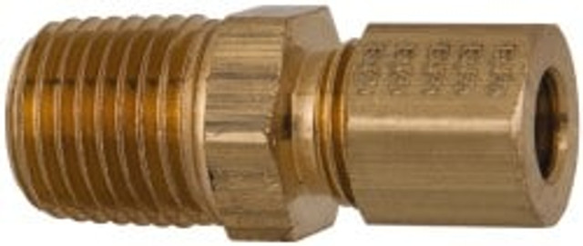 Eaton 681X4X4 Compression Tube Connector: 1/4" Thread, Compression x MNPT