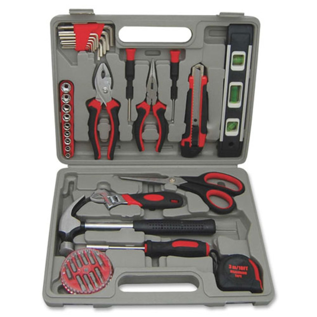 GENUINE JOE 11963  42 Piece Tool Kit with Case - Gray