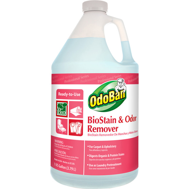 CLEAN CONTROL CORPORATION OdoBan 960062-G4  Professional Series BioStain And Odor Remover, 128 Oz Bottle