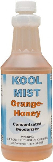 Detco 0984OH-Q12 Kool Mist - Orange-Honey, 32 oz Bottle, Concentrated Deodorizer