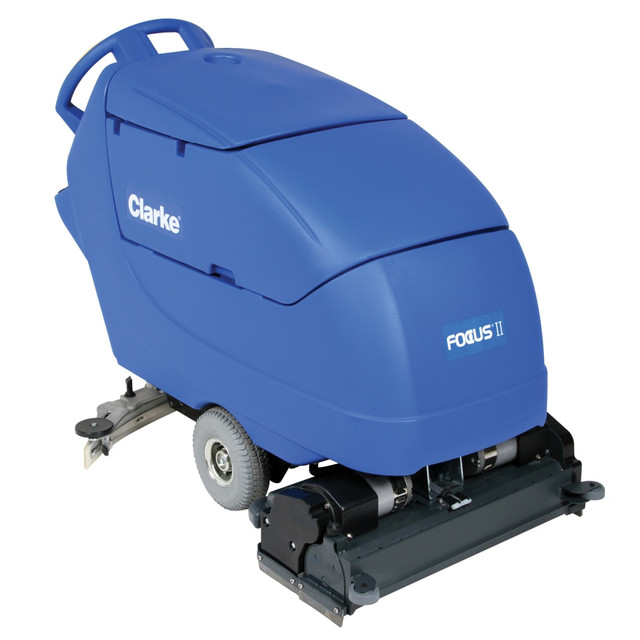 NILFISK-ADVANCE, INC. 05428A Clarke Focus II 28in Cylindrical Walk Behind Auto Scrubber With Onboard Chemical Mixing System NILFISK-ADVANCE, INC. 05428A Clarke Focus II 28in Cylindrical Walk Behind Auto Scrubber With Onboard Chemical Mixing System