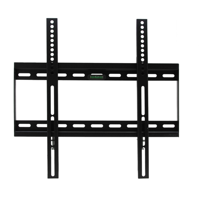 MEGAGOODS, INC. 99590110M MegaMounts Easy-Glide Fixed Wall Mount For 32 - 50in TVs, 8inH x 18inW x 1.37inD, Black