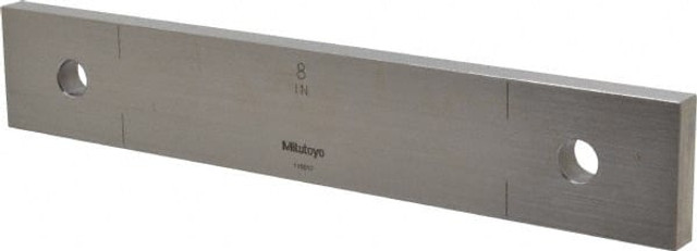 Mitutoyo 611208-541 Rectangle Steel Gage Block: 8", Grade AS-1