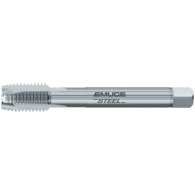 Emuge C0208920.0112 Spiral Point Tap: M12x1.75 Metric, 3 Flutes, Plug Chamfer, 6G Class of Fit, High-Speed Steel-E, Bright/Uncoated