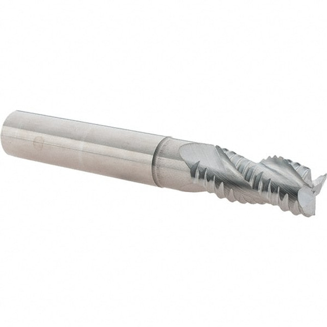 Iscar 5621465 Corner Chamfer End Mill: 0.4724" Dia, 0.9843" LOC, 3 Flute, 0.0236" Chamfer Width, Solid Carbide