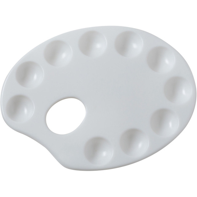 Dixon Ticonderoga Company Creativity Street 5923 Creativity Street Palette Shaped Plastic Paint Trays Dixon Ticonderoga Company Creativity Street 5923 Creativity Street Palette Shaped Plastic Paint Trays