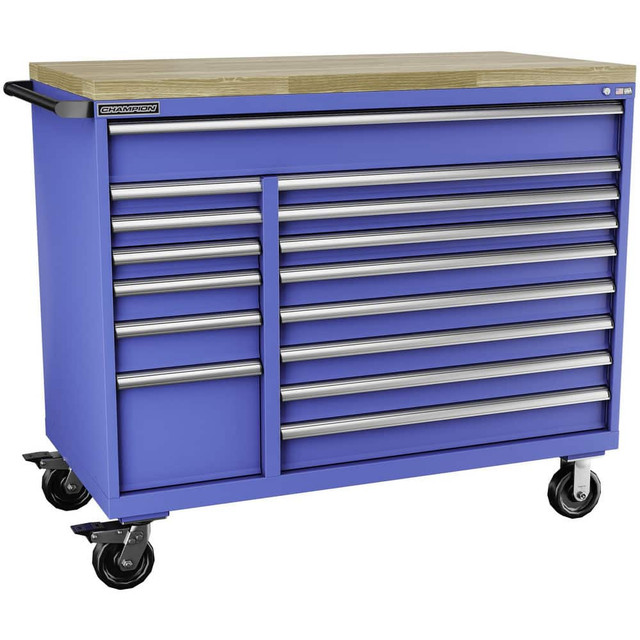Champion Tool Storage DS181301MBBB-BB Storage Cabinets; Cabinet Type: Welded Storage Cabinet ; Cabinet Material: Steel ; Width (Inch): 56-1/2 ; Depth (Inch): 22-1/2 ; Cabinet Door Style: Solid ; Height (Inch): 39-3/8