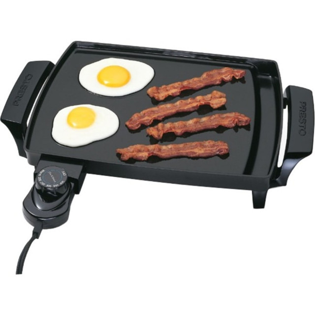 NATIONAL PRESTO INDUSTRIES INC. 07211 Presto Liddle Griddle Mini Electric Griddle - Black