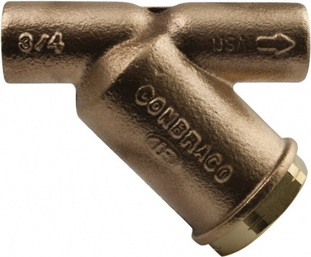 Conbraco 59LF30802 2" Pipe, C x C Ends, Lead Free Bronze Y-Strainer