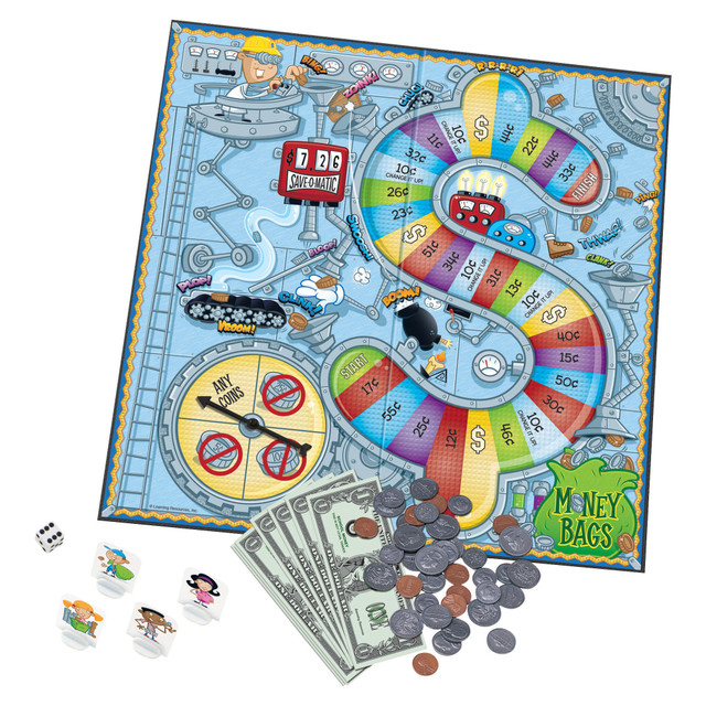 LEARNING RESOURCES, INC. LER5057 Learning Resources Money Bags A Coin Value Game